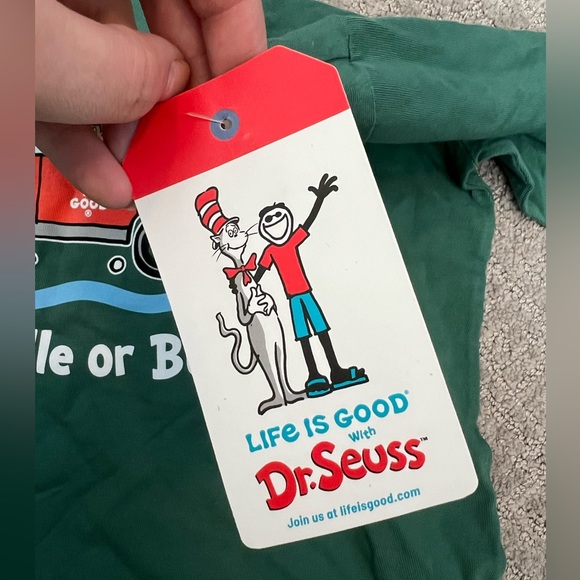 LIFE IS GOOD GRINCH KIDS T-SHIRT - Picture 4 of 5